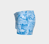 Blue Tie Dye Bike Shorts