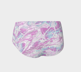Pink Tie Dye Mini Shorts