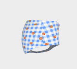 Blue Bretzel Mini Shorts