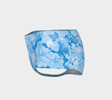 Blue Tie Dye Mini Shorts