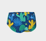 Mr. Prickles Blue Cactus Mini Shorts