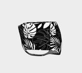 Black and White Fronds Mini Shorts