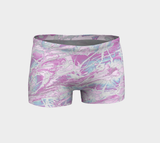 Pink Tie Dye Bike Short Shorts