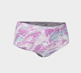 Pink Tie Dye Mini Shorts