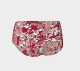 Red Marble Mini Shorts
