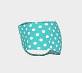 Teal Polka Dot Mini Shorts