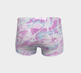 Pink Tie Dye Bike Short Shorts