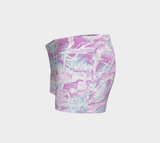 Pink Tie Dye Bike Short Shorts