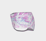 Pink Tie Dye Mini Shorts