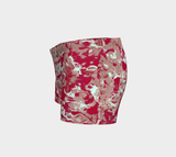 Red Marble Bike Shorts